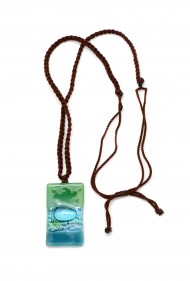 Glass Pendant Necklace